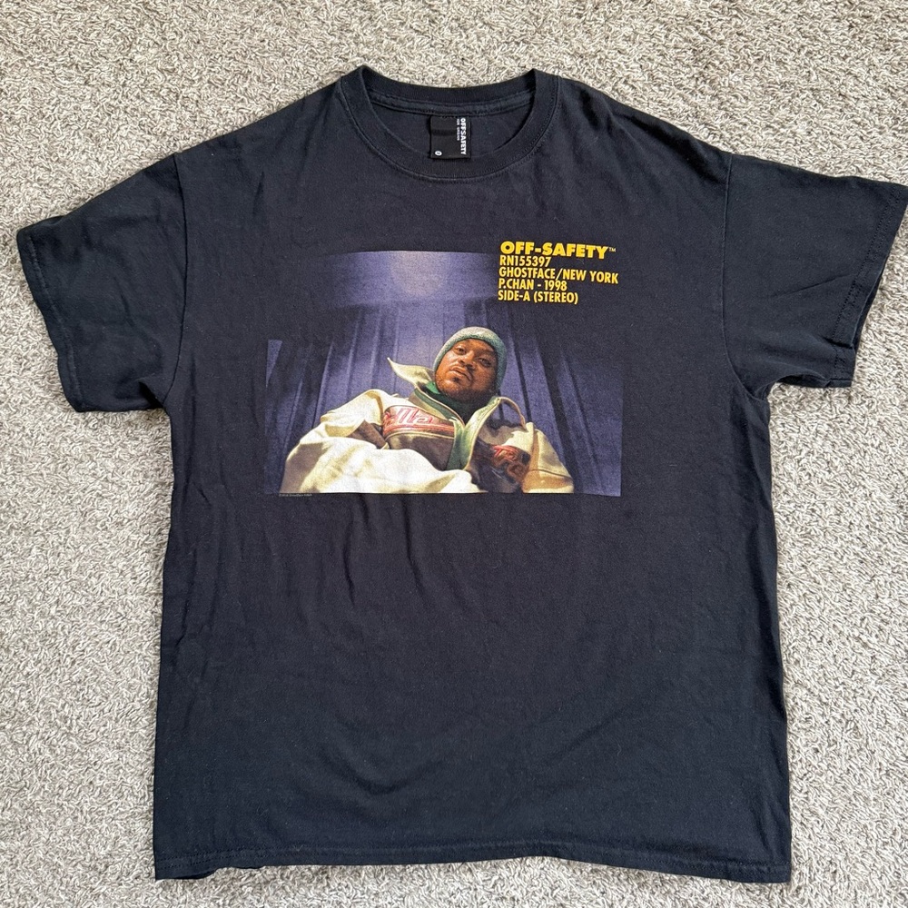 🔴Wu-Tang Shirt Size Medium Ghostface Killah Offsafety WuTang Clan